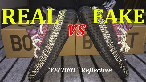 yeezy yecheil real vs fake